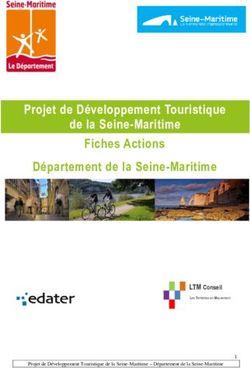 Projet de Développement Touristique de la Seine-Maritime Fiches Actions Département de la Seine-Maritime - LTM Conseil
