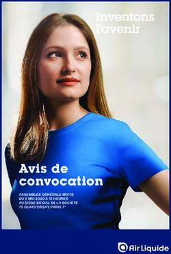Avis de convocation - Inventons l'avenir