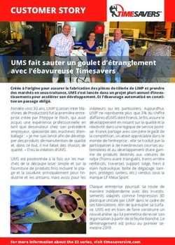 CUSTOMER STORY UMS fait sauter un goulet d'étranglement avec l'ébavureuse Timesavers