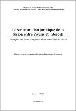 La structuration juridique de la fusion entre Vivalis et Intercell