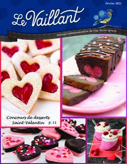 Concours de desserts - Février 2021