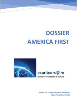 DOSSIER AMERICA FIRST - Réalisé par l'association espritcors@ire