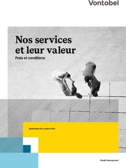 Nos services et leur valeur - Frais et conditions - Applicables d&egrave;s octobre 2021 - Vontobel
