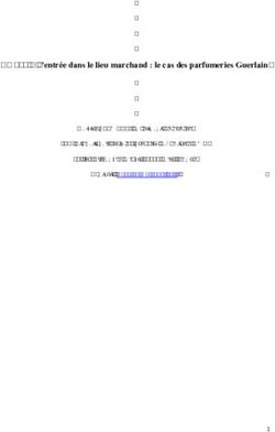 Les seuils d'entrée dans le lieu marchand : le cas des parfumeries Guerlain - Maggie SCORDEL, Enseignant-Chercheur ICD International Business ...