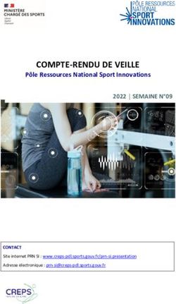 COMPTE-RENDU DE VEILLE - 2022 SEMAINE N 09