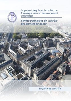 Comité permanent de contrôle des services de police - La police intégrée et la recherche forensique dans un environnement informatisé ...