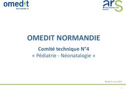 OMEDIT NORMANDIE COMITÉ TECHNIQUE OMÉDIT