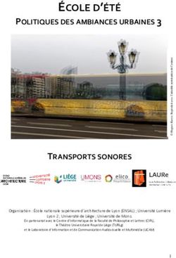 ÉCOLE D'ÉTÉ POLITIQUES DES AMBIANCES URBAINES 3 - Sciencesconf.org