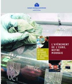 L'AVÈNEMENT DE L'EURO, NOTRE MONNAIE - UN BREF HISTORIQUE DES BILLETS ET DES PIÈCES EN EUROS - European Central Bank