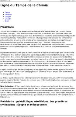 Ligne du Temps de la Chimie - Didier Villers, UMONS