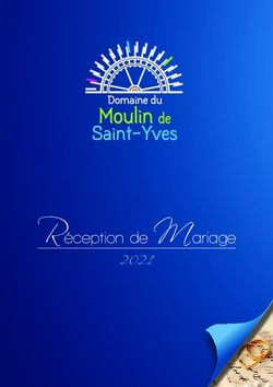 2021 R&eacute;ception de Mariage - Moulin Saint-Yves