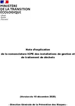 Note d'explication de la nomenclature ICPE des installations de gestion et de traitement de d&eacute;chets - (Version du 10 d&eacute;cembre 2020) - Direction ...