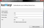 Guide Outlook Sync Le serveur de communication IceWarp