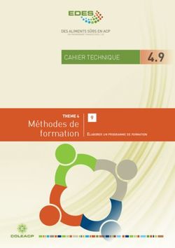 Méthodes de formation - Cahier teChnique 9