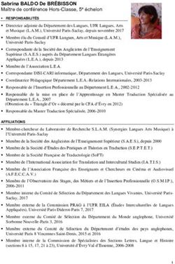 Sabrina BALDO De BRÉBISSON Maître de conférence Hors-Classe, 5e échelon - SLAM