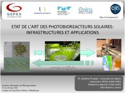 ETAT DE L'ART DES PHOTOBIOREACTEURS SOLAIRES: INFRASTRUCTURES ET APPLICATIONS - JNES 2018