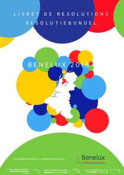 LIVRET DE RESOLUTIONS - En cooperation avec/ In samen werking met : Benelux ...