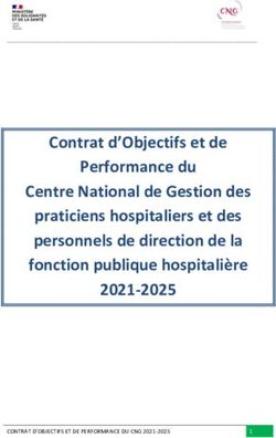 Contrat d'Objectifs et de Performance du Centre National de Gestion des praticiens hospitaliers et des personnels de direction de la fonction ...