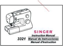 3321 Instruction Manual Manual de Instrucciones Manuel d'Instruction