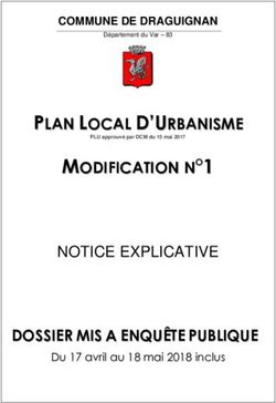 NOTICE EXPLICATIVE - COMMUNE DE DRAGUIGNAN Département du Var 83 - Ville de Draguignan