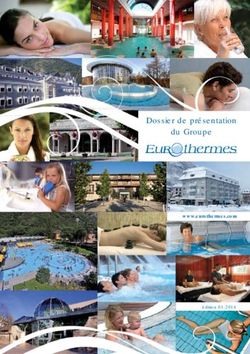 Dossier de pr&eacute;sentation du Groupe - www.eurothermes.com &eacute;dition 01-2014 - Les Bains du Couloubret