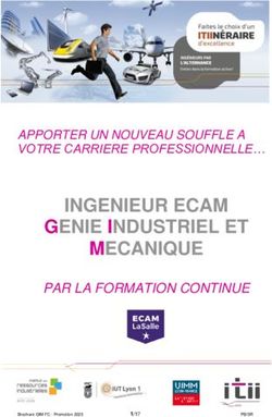 INGENIEUR ECAM GENIE INDUSTRIEL ET MECANIQUE - PAR LA FORMATION CONTINUE - APPORTER UN NOUVEAU SOUFFLE A VOTRE CARRIERE PROFESSIONNELLE - ITII-Lyon