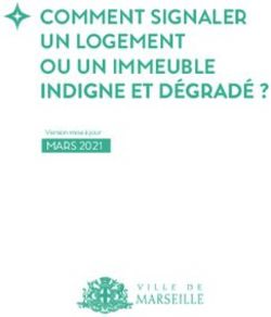 COMMENT SIGNALER UN LOGEMENT OU UN IMMEUBLE - MARS 2021