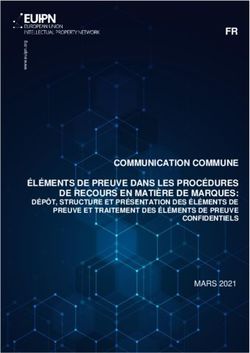 FR - COMMUNICATION COMMUNE ÉLÉMENTS DE PREUVE DANS LES PROCÉDURES DE RECOURS EN MATIÈRE DE MARQUES
