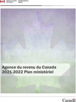 Agence du revenu du Canada 2021-2022 Plan ministériel