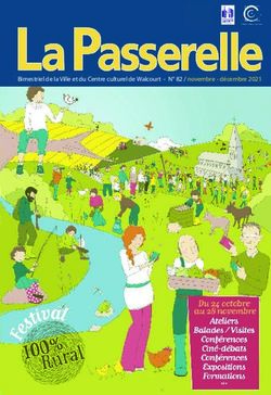 Bimestriel de la Ville et du Centre culturel de Walcourt - N 82 / novembre - d&eacute;cembre 2021