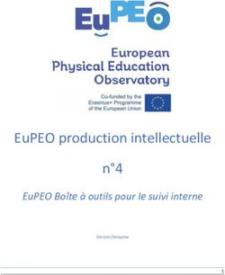 EUPEO PRODUCTION INTELLECTUELLE N 4 - EUPEO BOÎTE À OUTILS POUR LE SUIVI INTERNE - EUROPEAN PHYSICAL ...