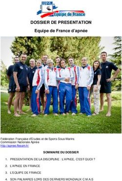 DOSSIER DE PRESENTATION - Equipe de France d'apnée
