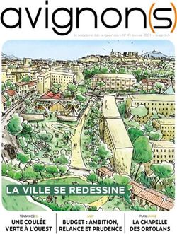 Avignon s - LA VILLE SE REDESSINE UNE COULÉE LA CHAPELLE DES ORTOLANS - Mairie d'Avignon