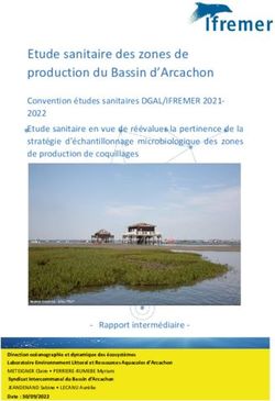 Etude sanitaire des zones de production du Bassin d'Arcachon