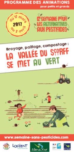 PROGRAMME DES ANIMATIONS - lage, l pai Broyage, tage - Syndicat du Scorff