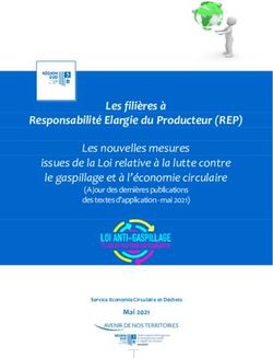Les fili&egrave;res &agrave; Responsabilit&eacute; Elargie du Producteur (REP)