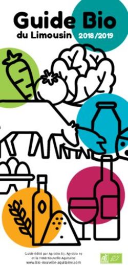 Guide Bio du Limousin 2018/2019 - La FRAB Nouvelle-Aquitaine