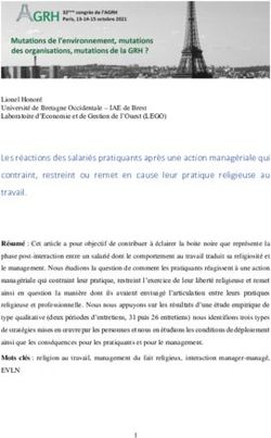 Les réactions des salariés pratiquants après une action managériale qui contraint, restreint ou remet en cause leur pratique religieuse au travail.