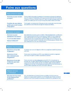 Foire aux questions - Cégep de Trois-Rivières