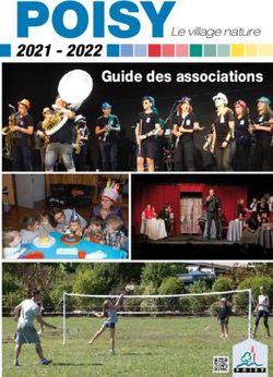 POISYLe village nature 2021 - 2022 Guide des associations - Mairie de Poisy
