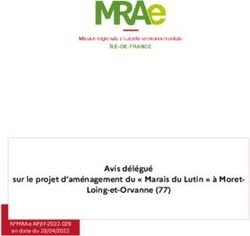 Avis d&eacute;l&eacute;gu&eacute; sur le projet d'am&eacute;nagement du " Marais du Lutin " &agrave; Moret-Loing-et-Orvanne (77) - N MRAe APJIF-2022-029 en date du 23/04/2022