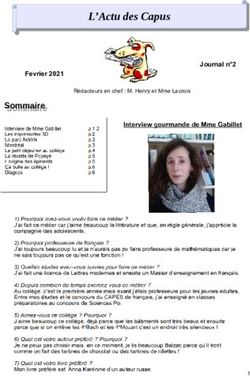 L'Actu des Capus Journal n 2 - Coll&egrave;ge Les Capucins