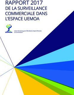 RAPPORT 2017 DE LA SURVEILLANCE COMMERCIALE DANS L'ESPACE UEMOA - Union Economique et Monétaire Ouest Africaine La Commission - Ansd