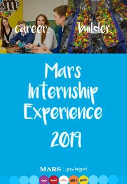Mars Internship Experience 2019