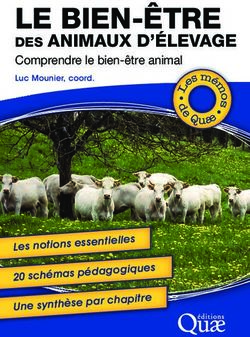 LE BIEN-&Ecirc;TRE DES ANIMAUX D'&Eacute;LEVAGE Comprendre le bien-&ecirc;tre animal Luc Mounier, coord - Quae-Open