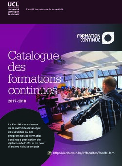 Catalogue des formations continues - ALK