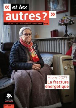 La fracture &eacute;nerg&eacute;tique - LE JOURNAL DE LA FONDATION ABB&Eacute; PIERRE #118 - Fondation Abb&eacute; Pierre