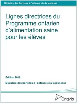 Lignes directrices du Programme ontarien d'alimentation saine pour les élèves - Édition 2018 Ministère des Services à l'enfance et à la jeunesse ...