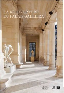 LA R&Eacute;OUVERTURE DU PALAIS GALLIERA