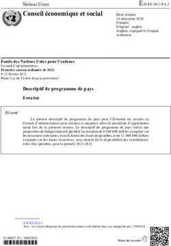 Conseil économique et social - Nations Unies - UNICEF